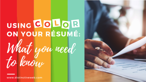 using specific colors with your cover letter and resume will help you