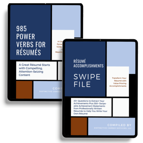 Power Verbs and Resume Accomplishments Ebooks