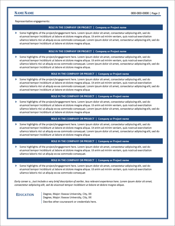 Ms Word Resume Template Bundles Distinctive Resume Templates 8573