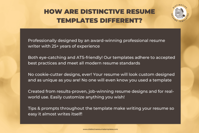 sophisticated resume template 9
