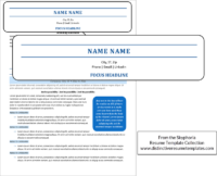 Creating Resume Headers: 20+ Example Headers, Templates & Video Tutorial