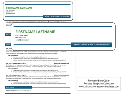 Creating Resume Headers: 20+ Example Headers, Templates & Video Tutorial