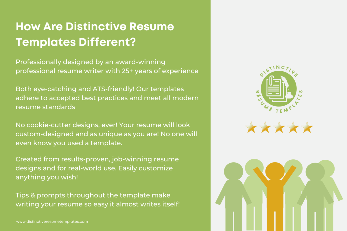 An Eye-Catching Resume Template for Executives & Professionals