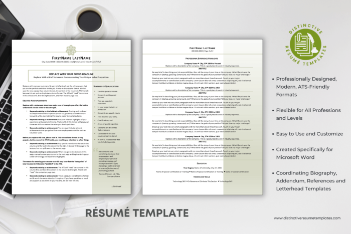 combination resume template 2