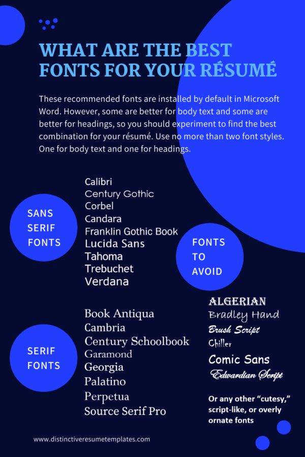 Best Font For Resume … - Amie Lindie