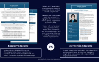 Example Networking Resume vs Executive Resume