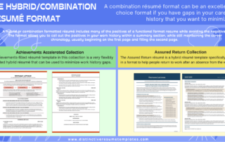 Example Hybrid Resume Templates for Career Gaps