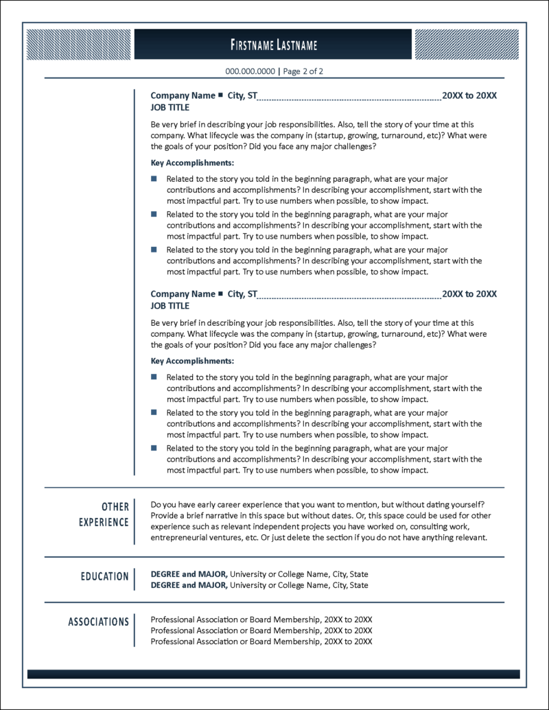 Modernity Meets Tradition: Coordinating Career Templates Suite ...