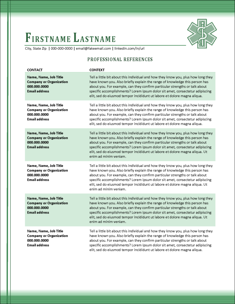 Specialized EMT Resume Template | Distinctive Templates