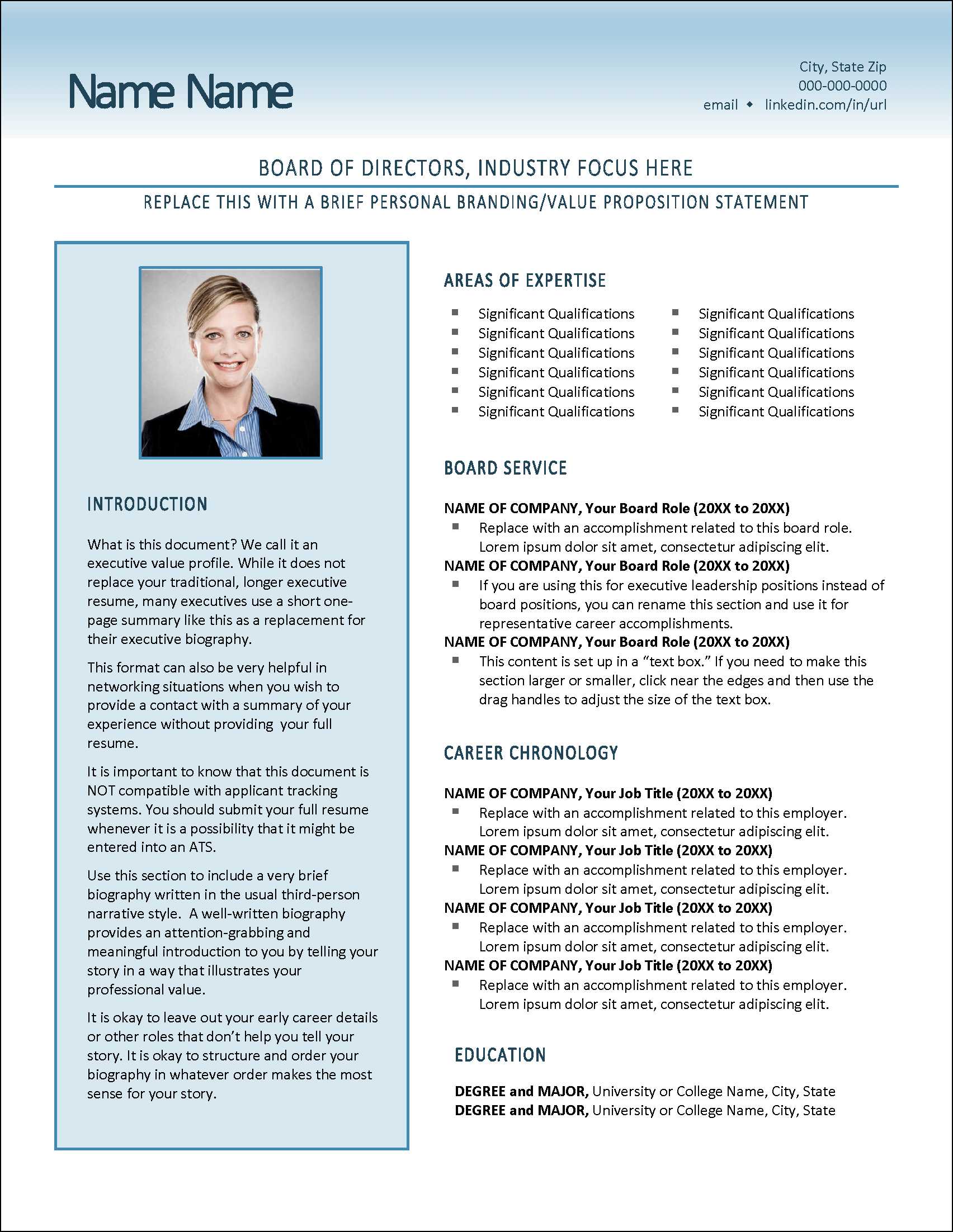 Board Pro Value Profile