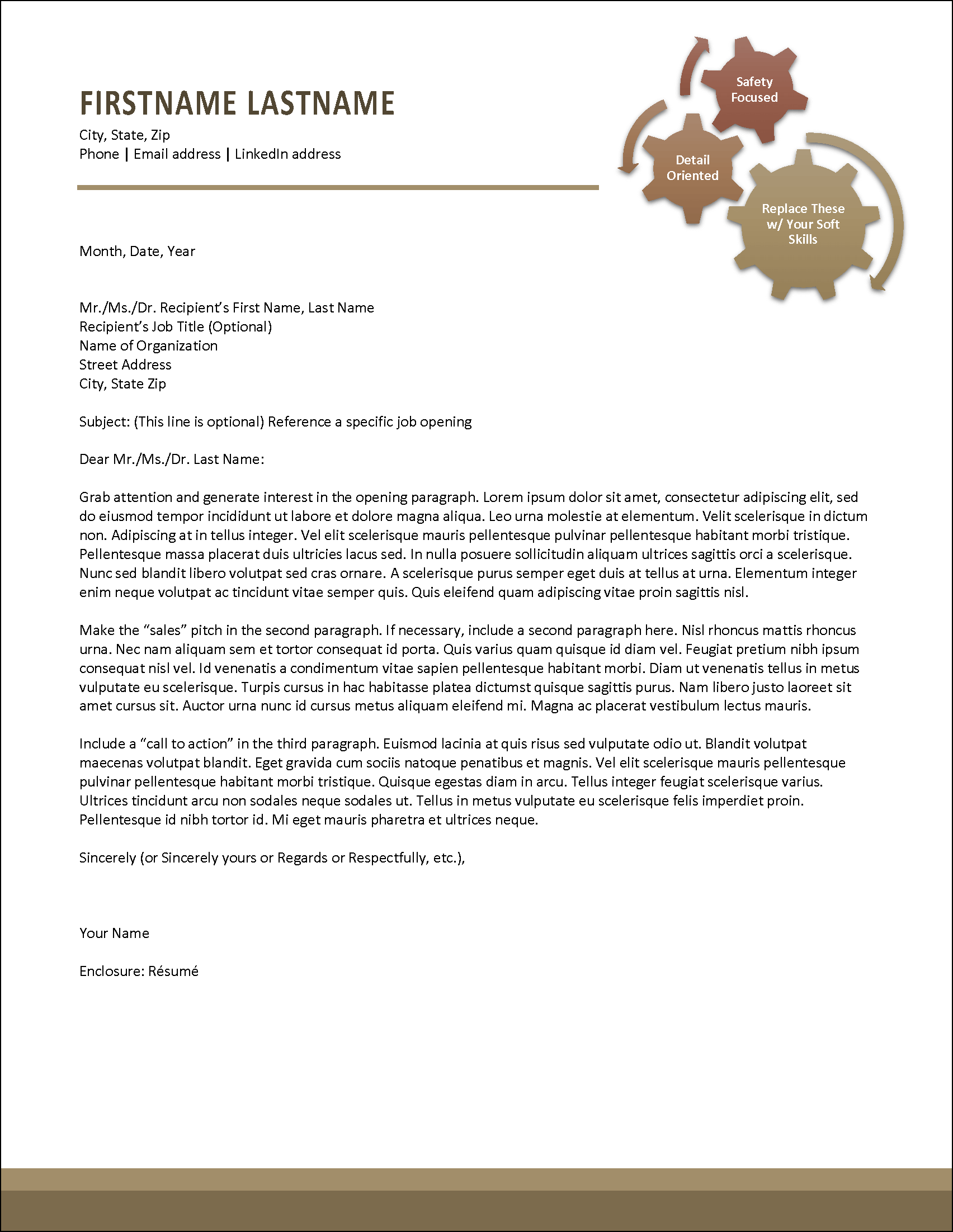 WareHire Cover Letter