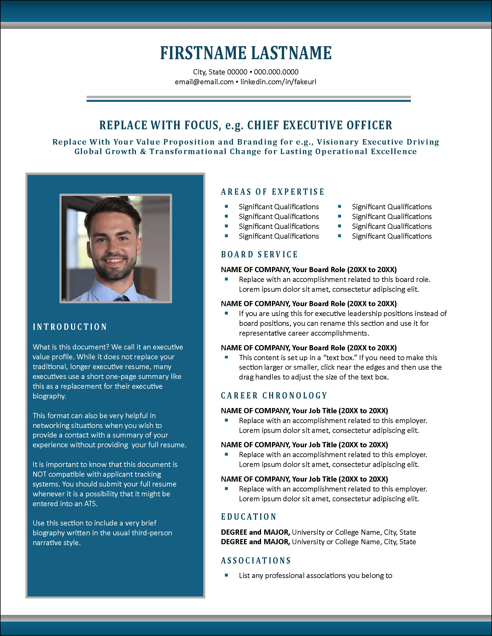 ApexExec Networking Resume