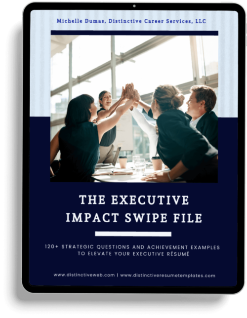 Executive Resume Impact Swipe File