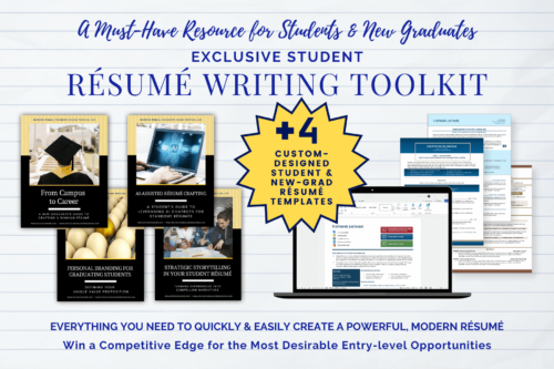 College and High School Student Resume Writing Toolkit