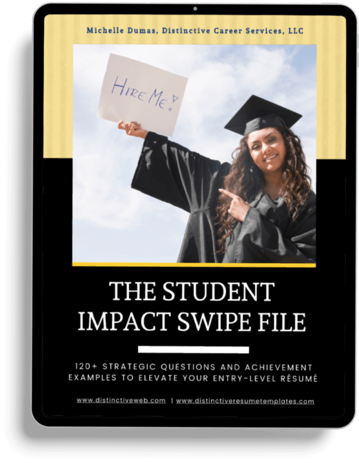 Student Impact Swipe File