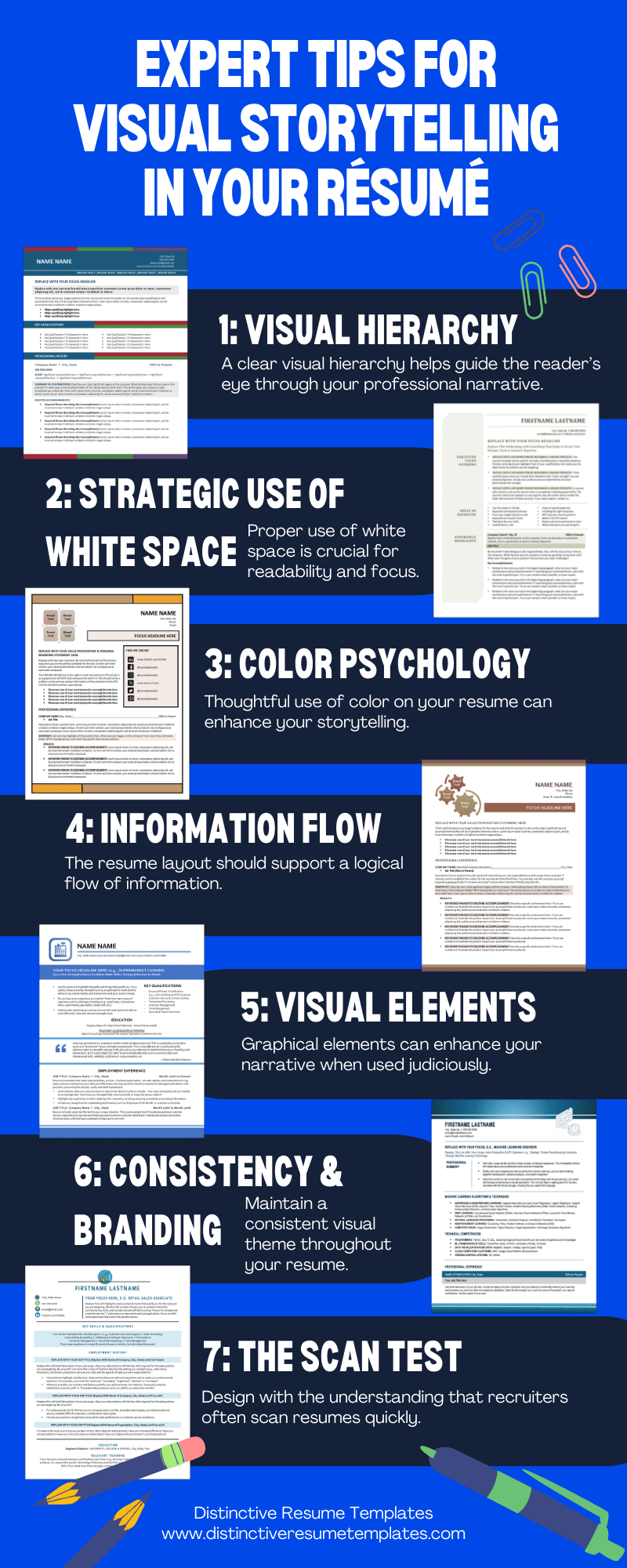 Expert Tips for Visual Storytelling in Your Resume