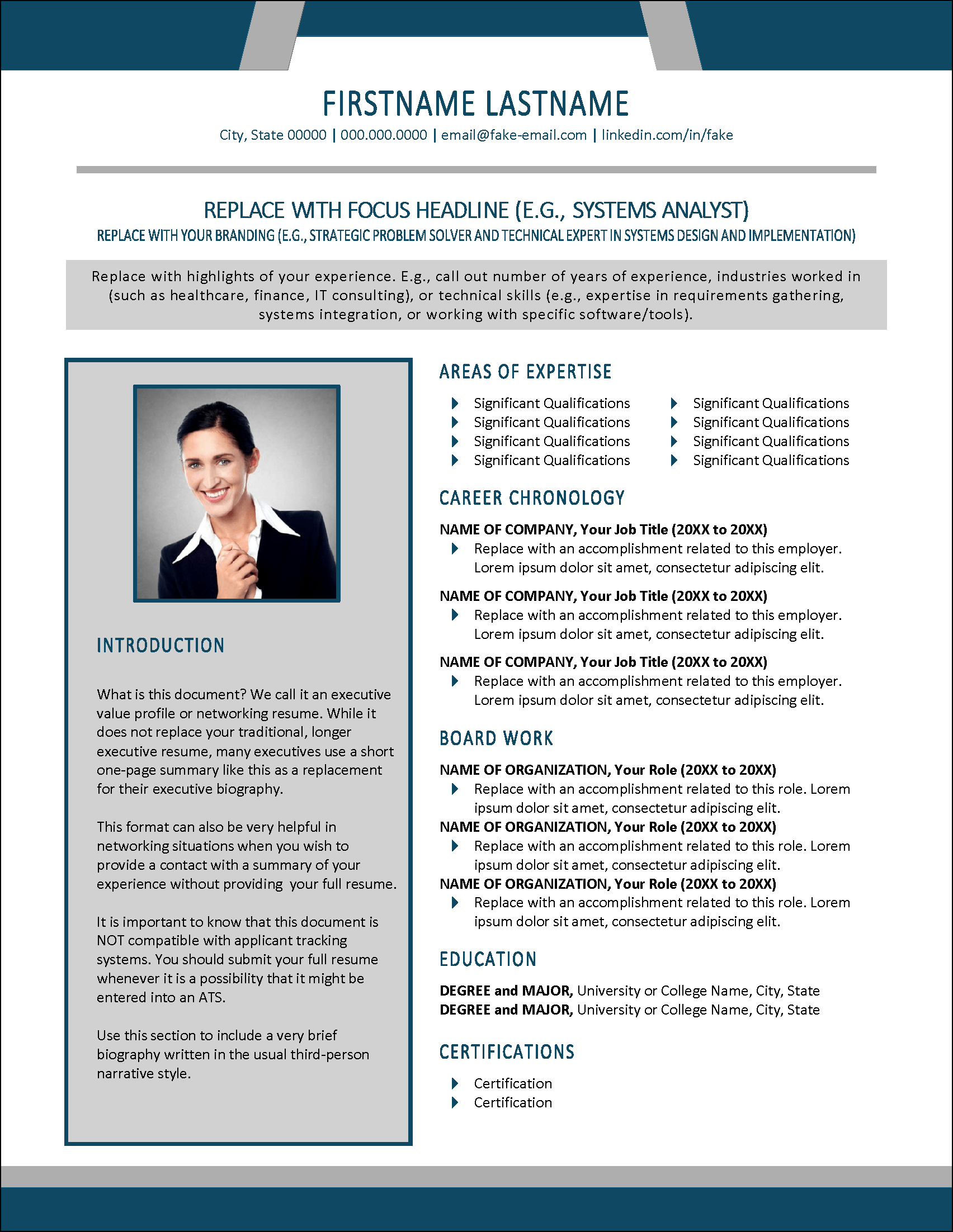 SystemsWise Networking Resume