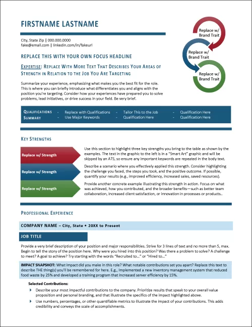 ProFormat Resume Page 1