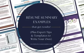 Resume Summary Examples